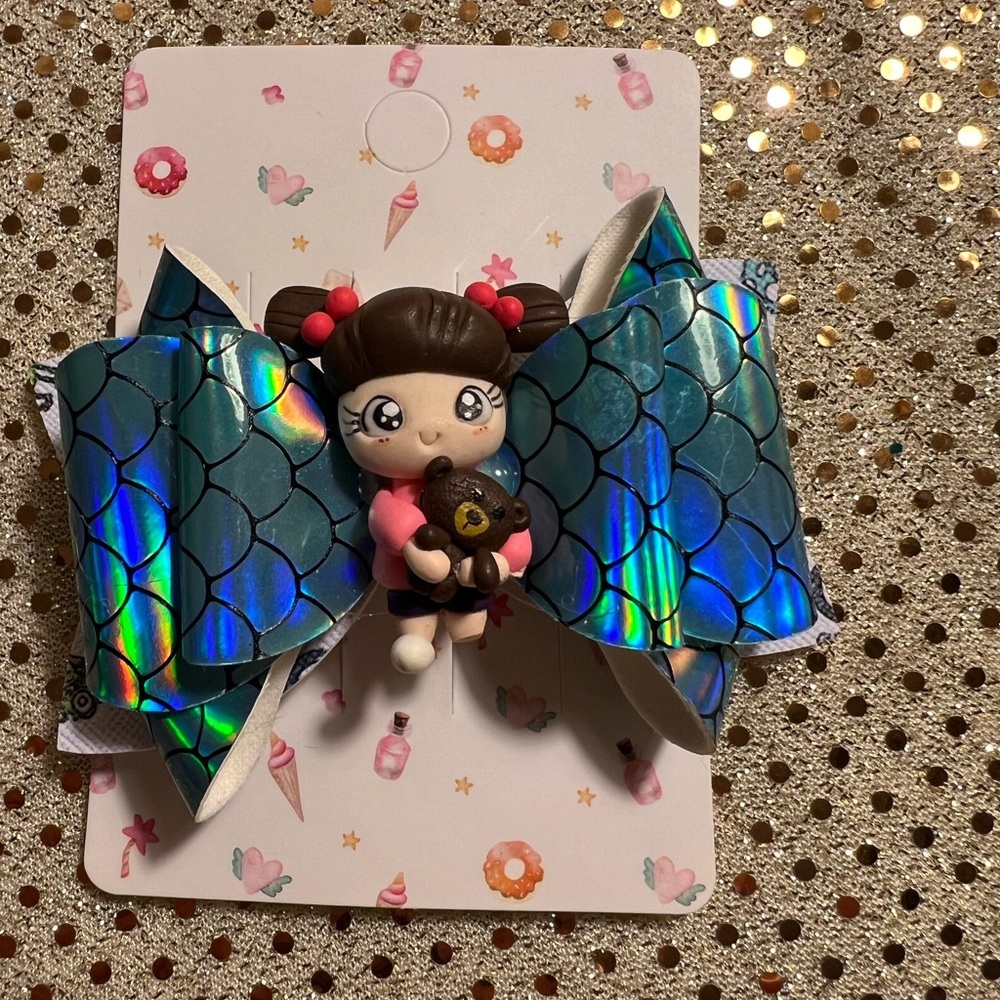 Disney Blue and Pink Hair Accessories Set